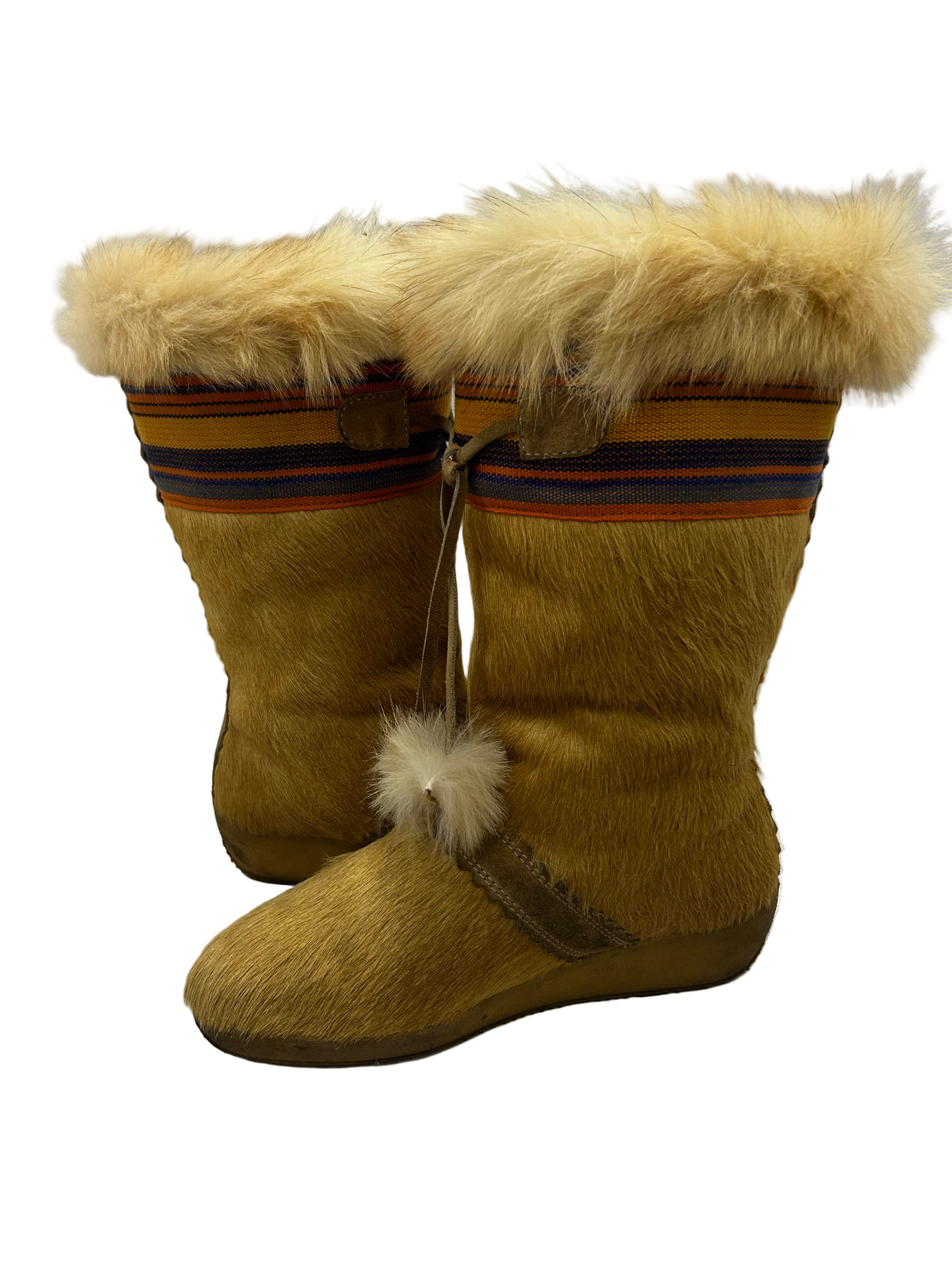 Stivali in pelliccia Tecnica